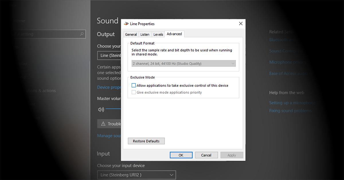 Enable And Set Default Microphone In Windows 10