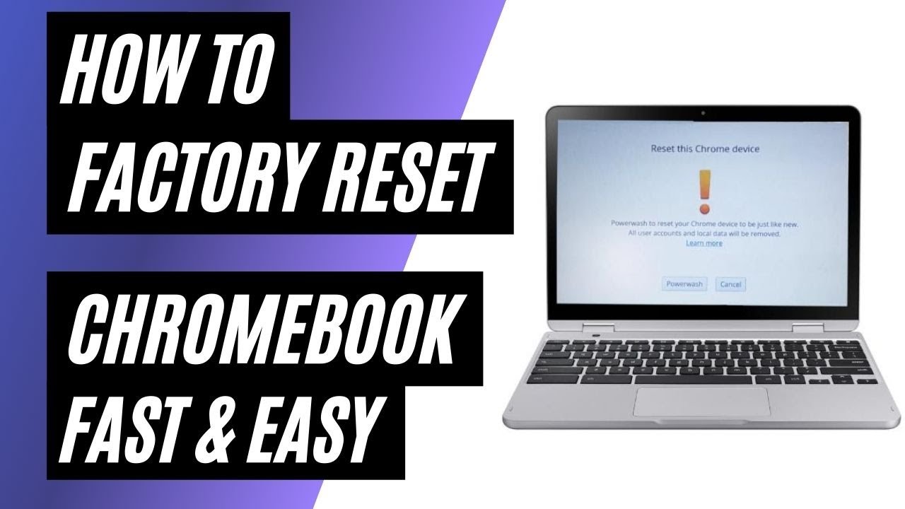 How To Reset Chromebook