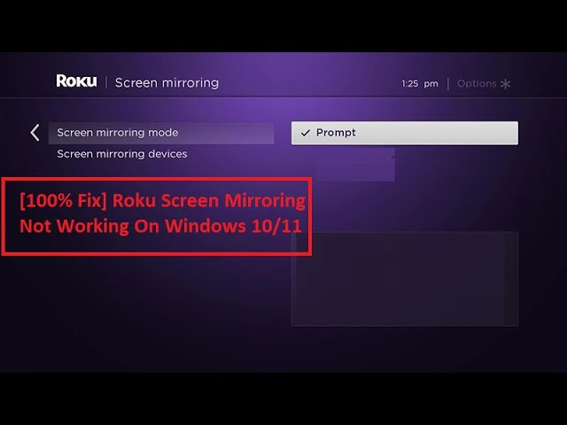 You are currently viewing Roku Screen Mirroring Troubleshoot: Fixing Issues in Windows 11