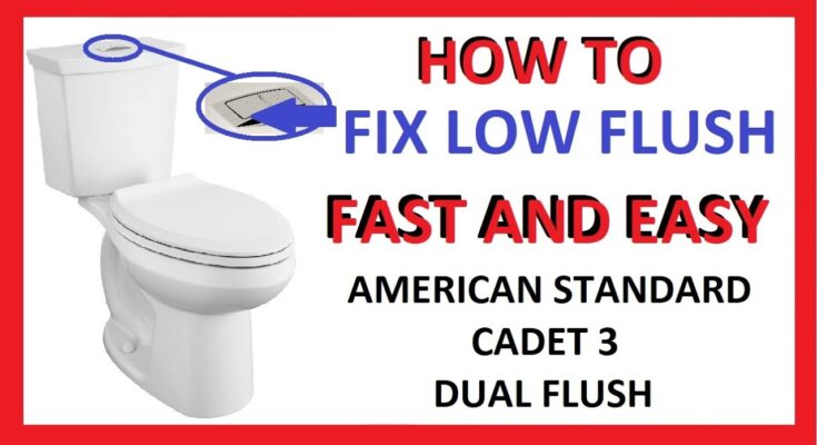 American Standard Toilets Troubleshooting