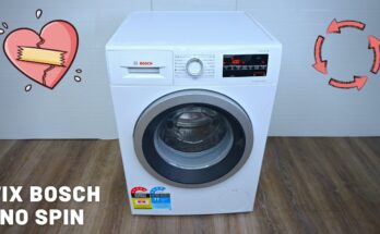 Bosch Washing Machine Troubleshooting