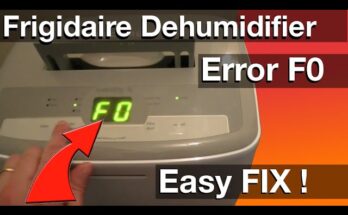 Frigidaire Dehumidifier Troubleshooting