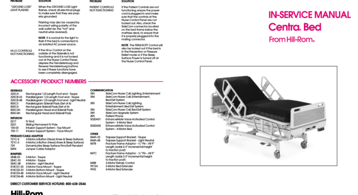 Hill Rom Bed Troubleshooting