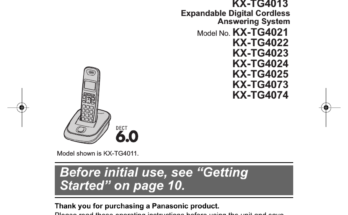 Panasonic Phone Troubleshooting Manual